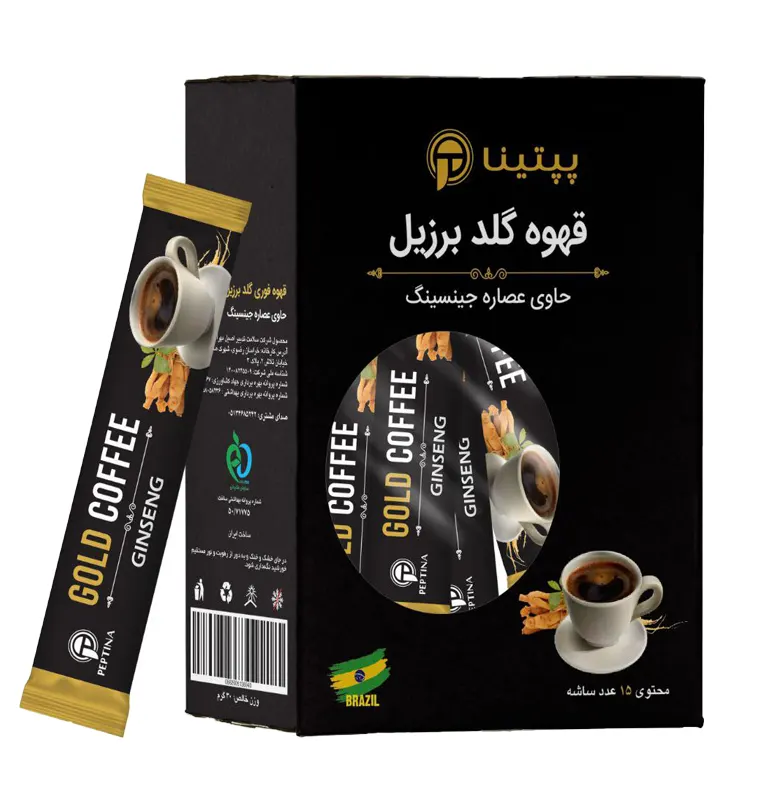 قهوه گلد با  جینسینگ