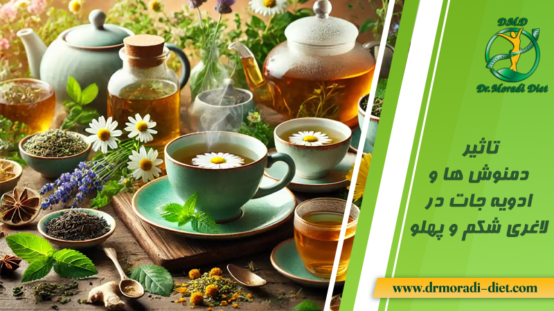 تاثیر دمنوش ها و ادویه جات در لاغری شکم و پهلو از نظر متخصص تغذیه