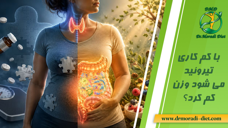 آیا با کم‌ کاری تیروئید می‌ شود وزن کم کرد؟ از نظر متخصص تغذیه
