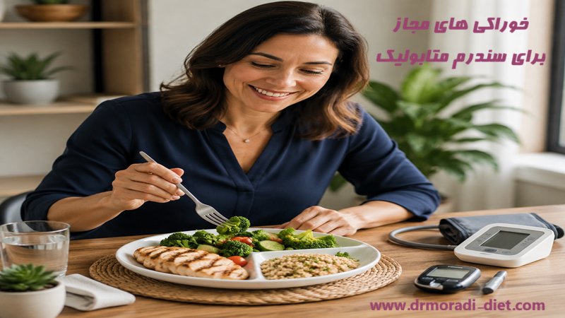 خوراکی های مجاز برای سندرم متابولیک با مشورت متخصص تغذیه دکتر مرادی