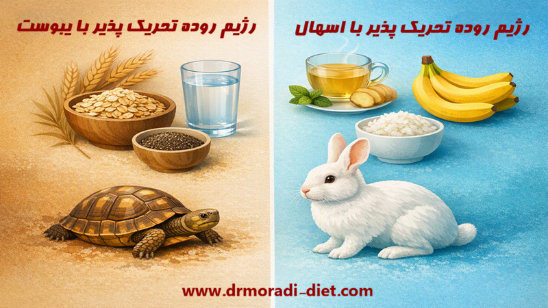 فرق رژیم روده تحریک پذیر با یبوست یا اسهال ، با مشورت متخصص تغذیه