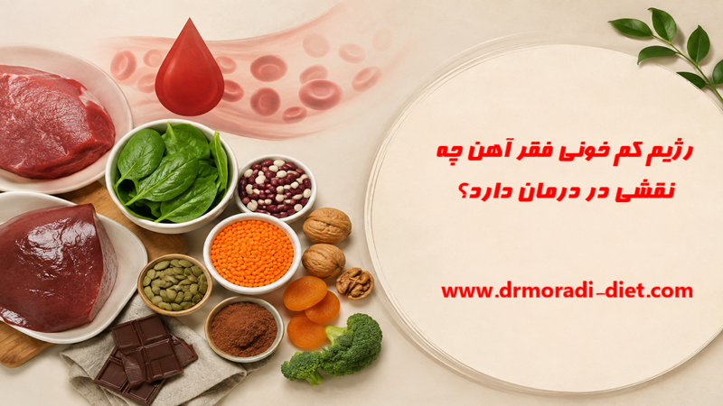 رژیم کم‌ خونی فقر آهن چه نقشی در درمان دارد؟ از نظر متخصص تغذیه دکتر مرادی