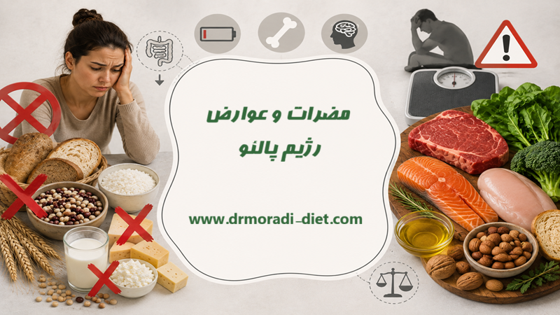 مضرات و عوارض رژیم پالئو از نظر متخصص تغذیه
